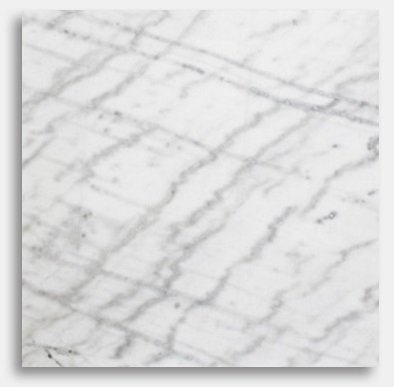 Vit marmorskiva - 55x55 cm