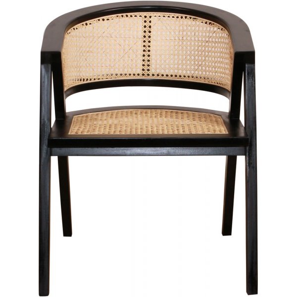 Siknäs karmstol - Svart mahogny/rotting Siknäs karmstol - Svart mahogny/rotting