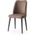 Lot de 2 chaises de salle  manger Luna - Marron