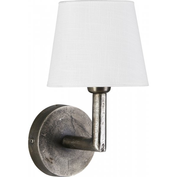 Columbus wandlamp - Rustiek Zilver - 22 cm