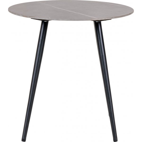 Table d\\\'appoint Lazio Ø45 cm - Gris/noir Table d\\\'appoint Lazio Ø45 cm - Gris/noir