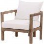 Fauteuil Erica - Marron/Blanc