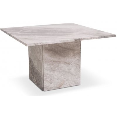 Level soffbord 75x75 cm - Gr beige marmor