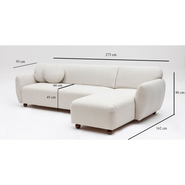 Canap divan Eddy - Blanc