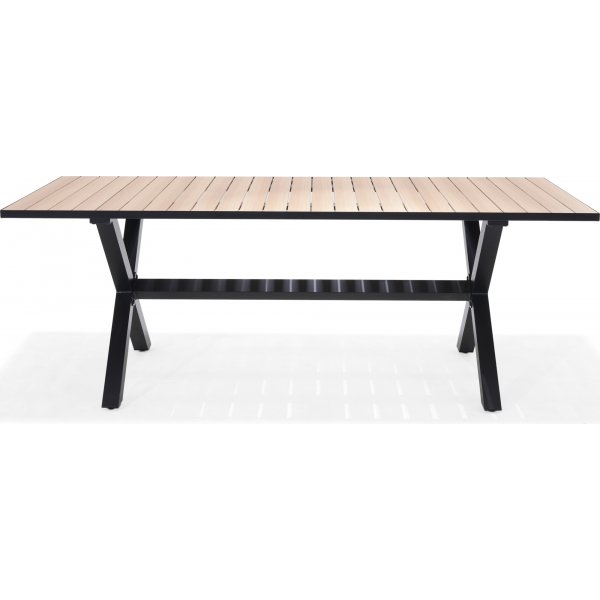 Panama eetgroep 6 - Zwart/teak Panama eetgroep 6 - Zwart/teak