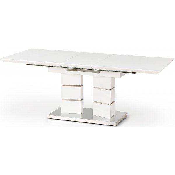 Table  manger Anastacia 160-200 cm - Blanc brillant