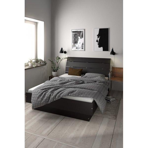 Naia bedframe 154 x 203 cm - Coffee