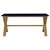 Artic matbord 180 cm i ek / svart + Möbelvårdskit för textilier