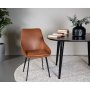 Chaise de salle  manger Louis - Marron