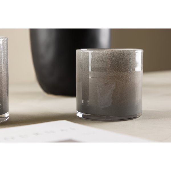 Lanterne Glora Ø10 cm - Gris clair Lanterne Glora Ø10 cm - Gris clair