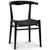 Berit matgrupp, 110 cm runt bord + 4 st svarta Berit stolar