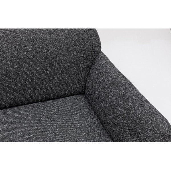 Canapé d'angle Eddy - Gris foncé Canapé d'angle Eddy - Gris foncé