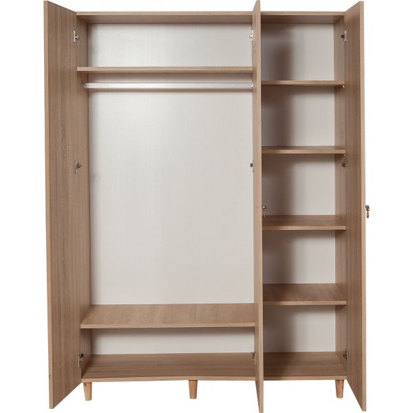 Armoire mode 135 cm - Chêne Sonoma Armoire mode 135 cm - Chêne Sonoma