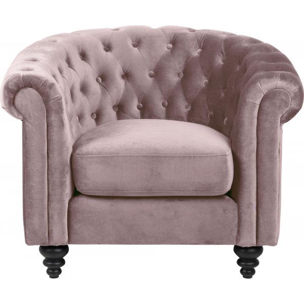 Charlietown fåtölj - Puderrosa Charlietown fåtölj - Puderrosa