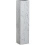 Stone piedestal 90 cm - Vit marmor (Laminat)