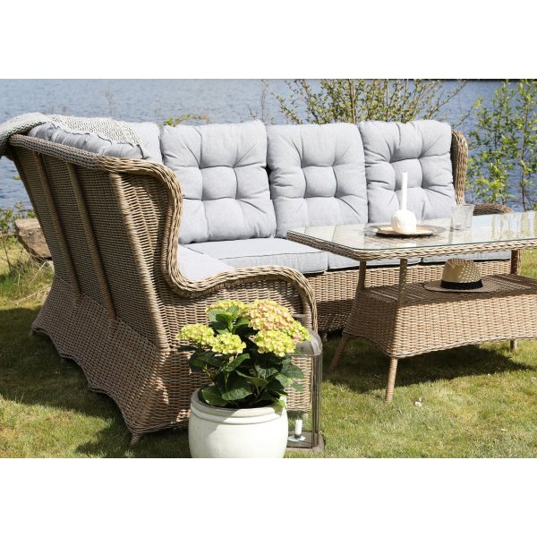 Orleans cornerset, konstrotting natur, gr�a dynor, v�nster h�rn