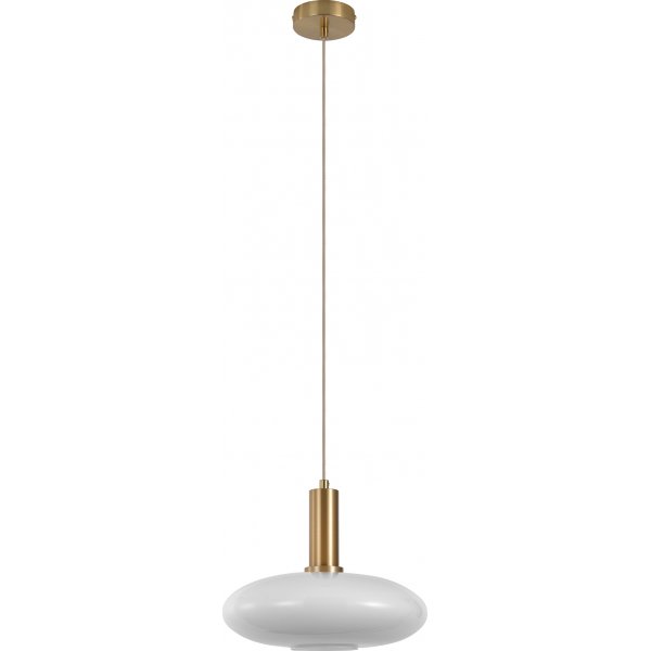 Plafondlamp Chelsea - Messing/wit