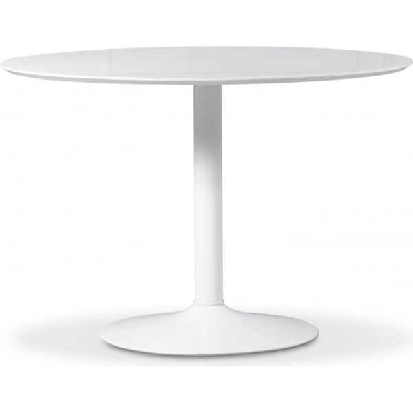 Ibiza vitt runt matbord 110 cm